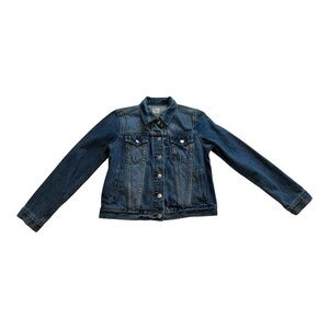 GAP - Medium Wash Denim Jacket - Size Petite Medium